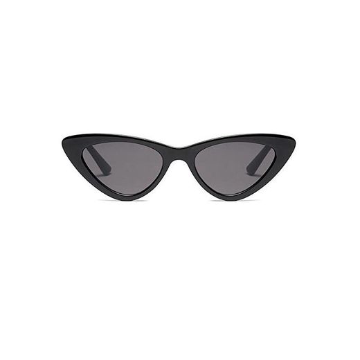 Hzjundasi Moda Mod Chic Super Cat Eye Triangle Gafas de sol Mujer