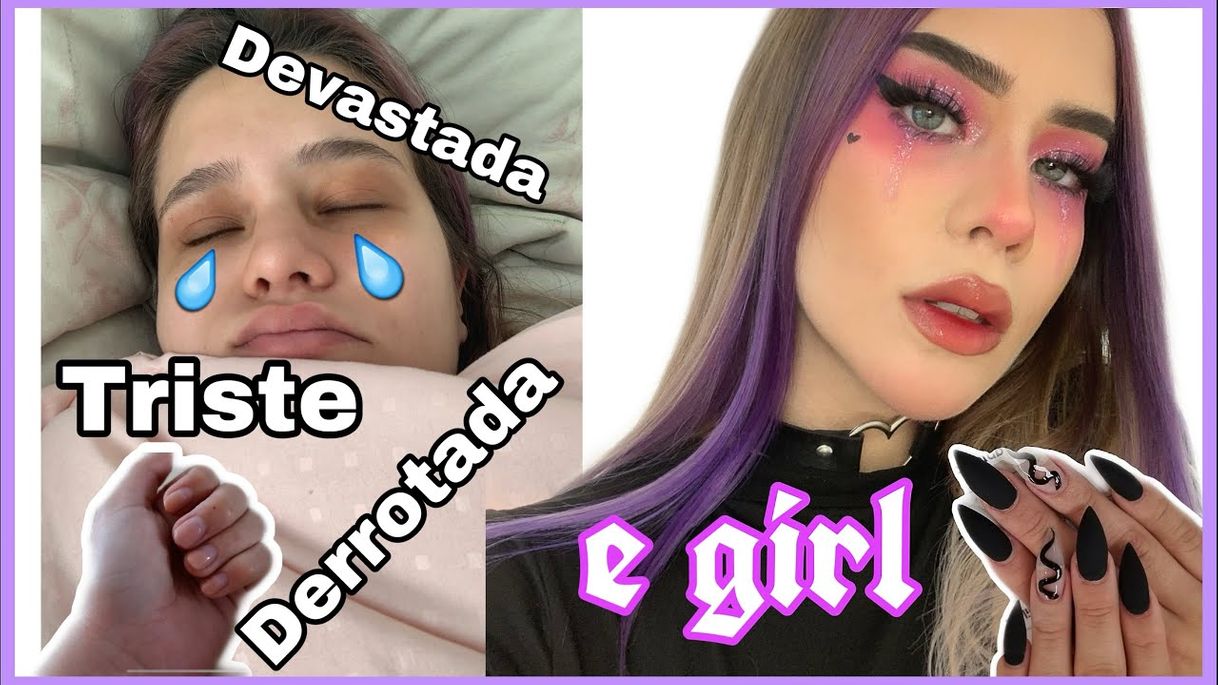 Moda De MORRA DEVASTADA a E-GIRL + Cambió de look +uñas ...