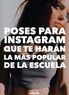 Poses para Instagram 