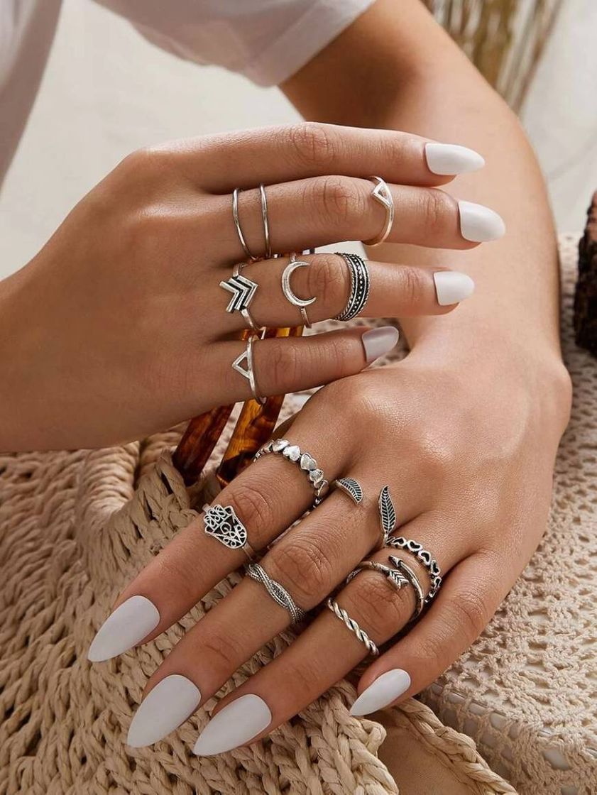 Social Set de anillo ajustado 14 piezas 