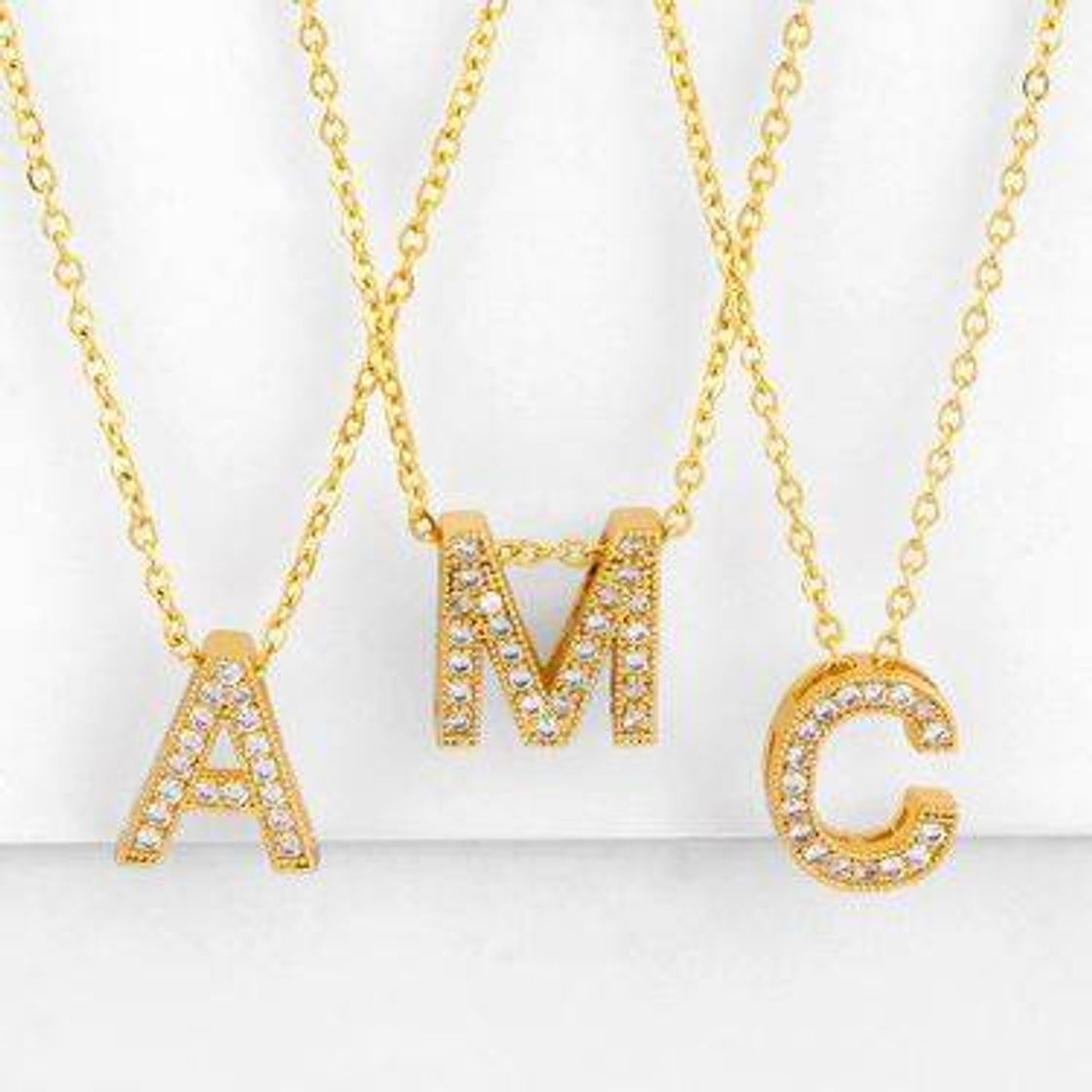 Social Collar de diamantes colgante de letras collar de pareja 