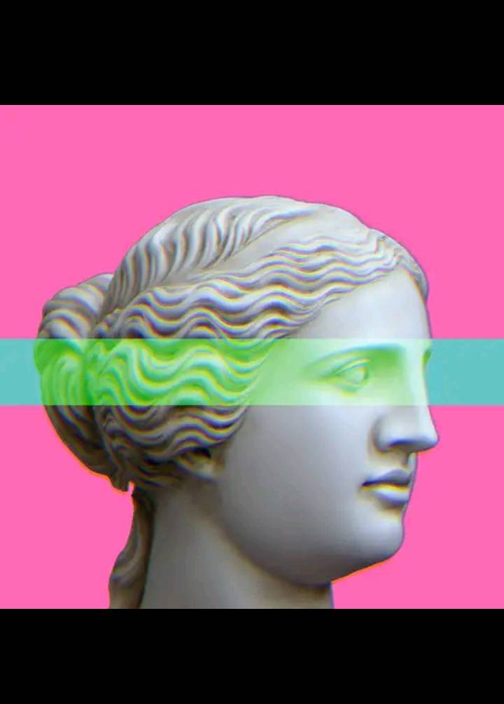 App Vaporwave glitch
