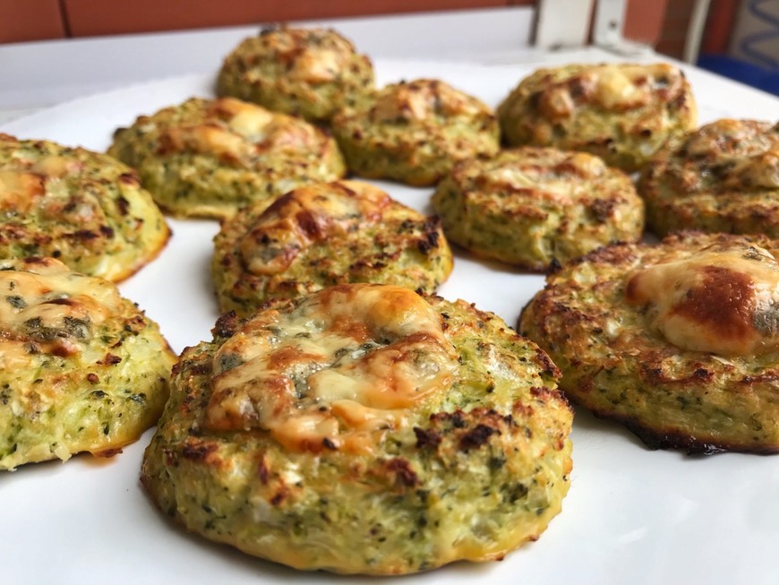 Social Hamburguesas de brócoli y coliflor con queso azul