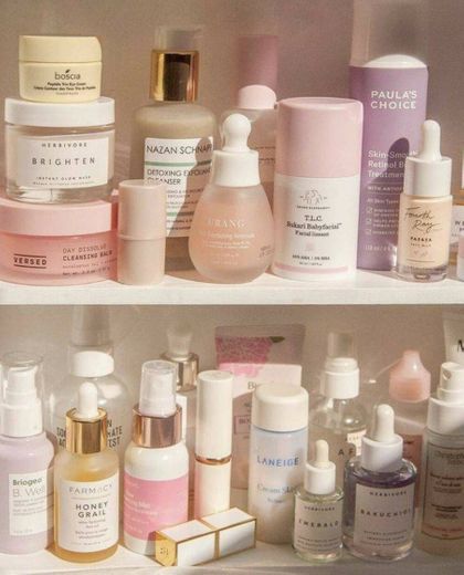 Produtinhos de skincare 🤍