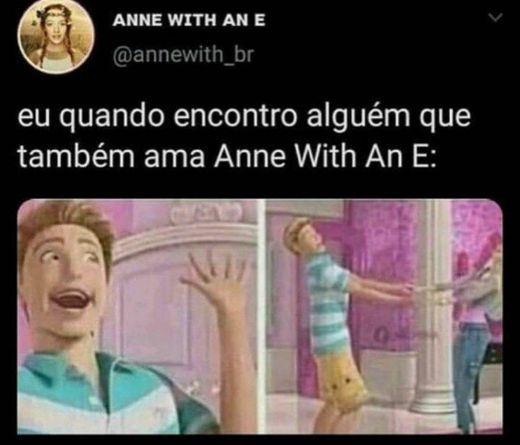 Anne whit an E 