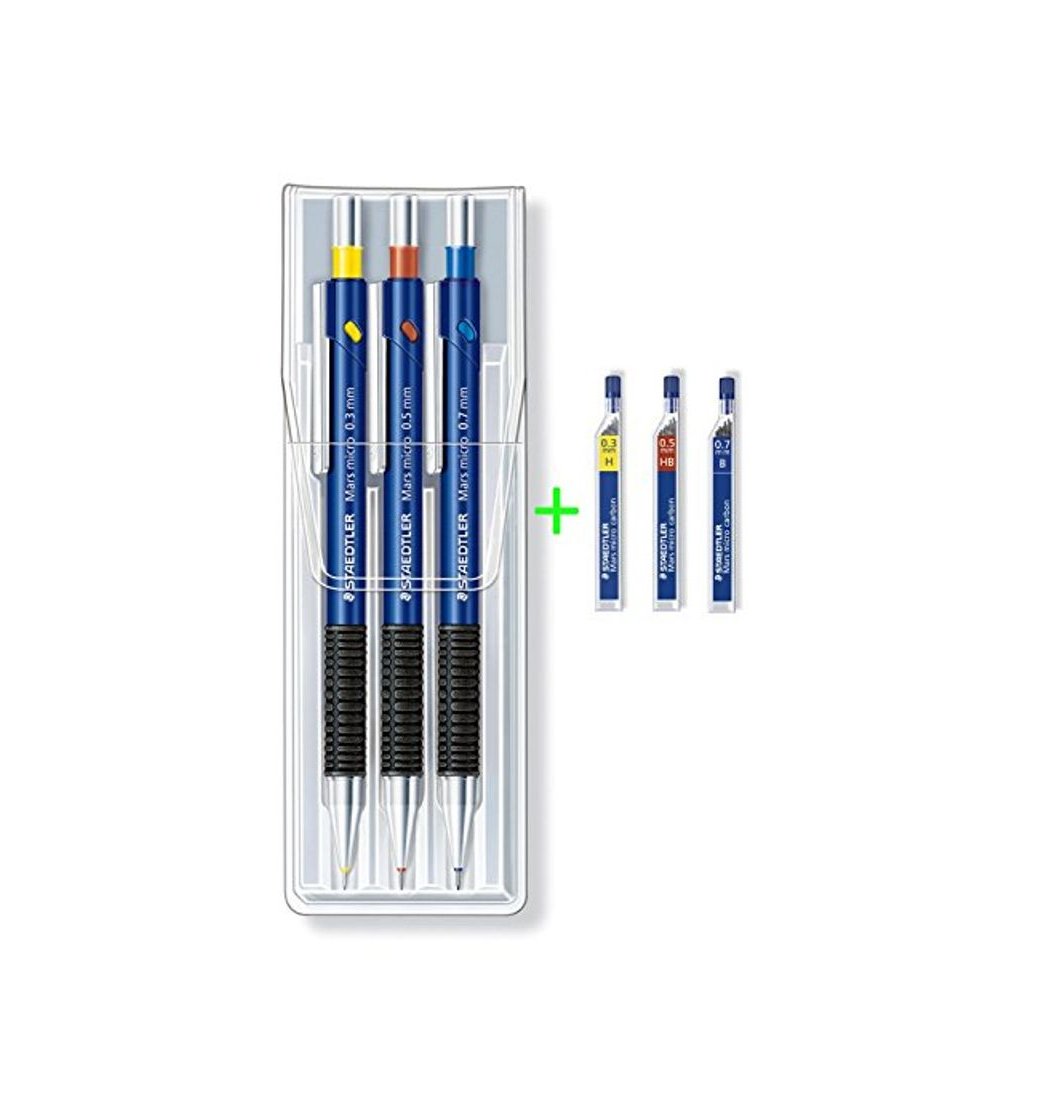 Producto Staedtler - Juego de 3 portaminas de colores Mars® Micro 0,3 mm