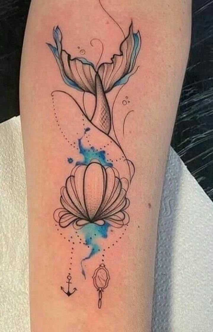 Moda Tattoo Sereia 