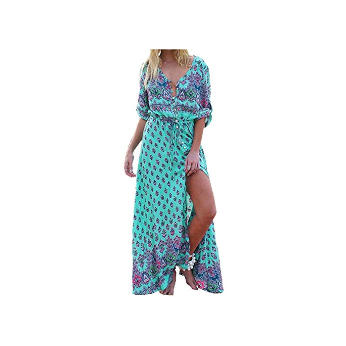 Producto Amlaiworld Vestido Largo Mujer Boho Vestido de Noche Maxi Playa Sundress