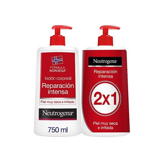 Neutrogena Loción Corporal Reparación Intensa - Pack de 2 x 750 ml