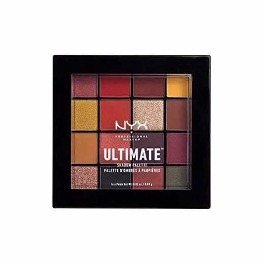 NYX Professional Makeup Paleta de sombra de ojos Ultimate Shadow Palette, Pigmentos