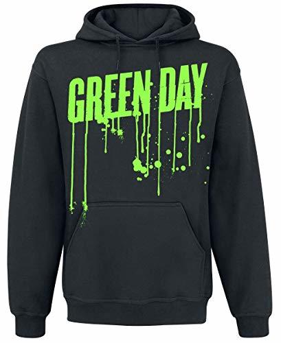 Producto Green Day Revolution Drips Hombre Sudadera con Capucha Negro XL