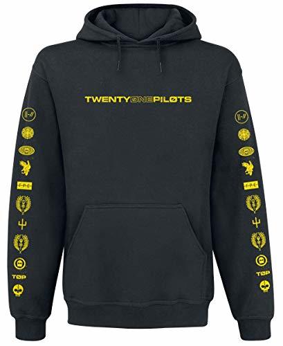 Producto Twenty One Pilots Logo Heavy Sudadera con Capucha Negro M