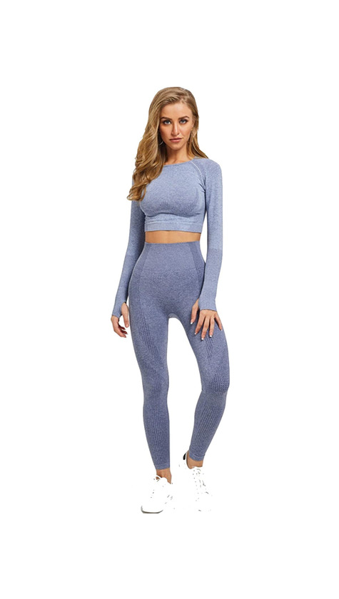 Social CrisKat Chándal mujer Conjunto deportivo mujer Conjunto Cintura Alta Leggings para Running