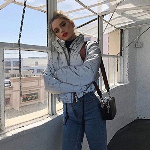 Social Chaquetas de Mujer Cortas Otoño Reflectante SHOBDW Mujer Liquidación Venta Sudadera Invierno