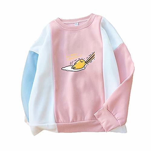 Producto Gudetama Pullover Personalidad Impresa Cuello Redondo Pullover Ocio cómodas Sudaderas