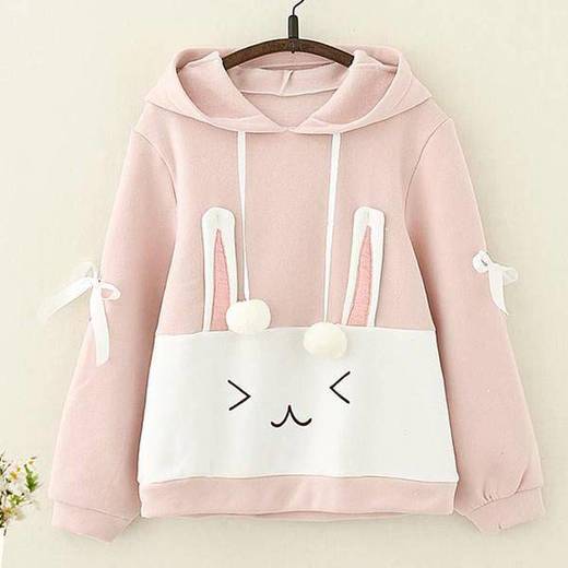 Kawaii pink rabbit