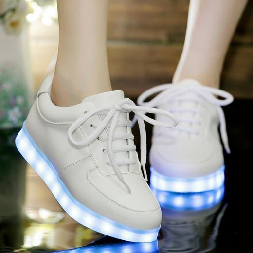 WHITE LIGHT-UP SHOES – AESTHENTIALS