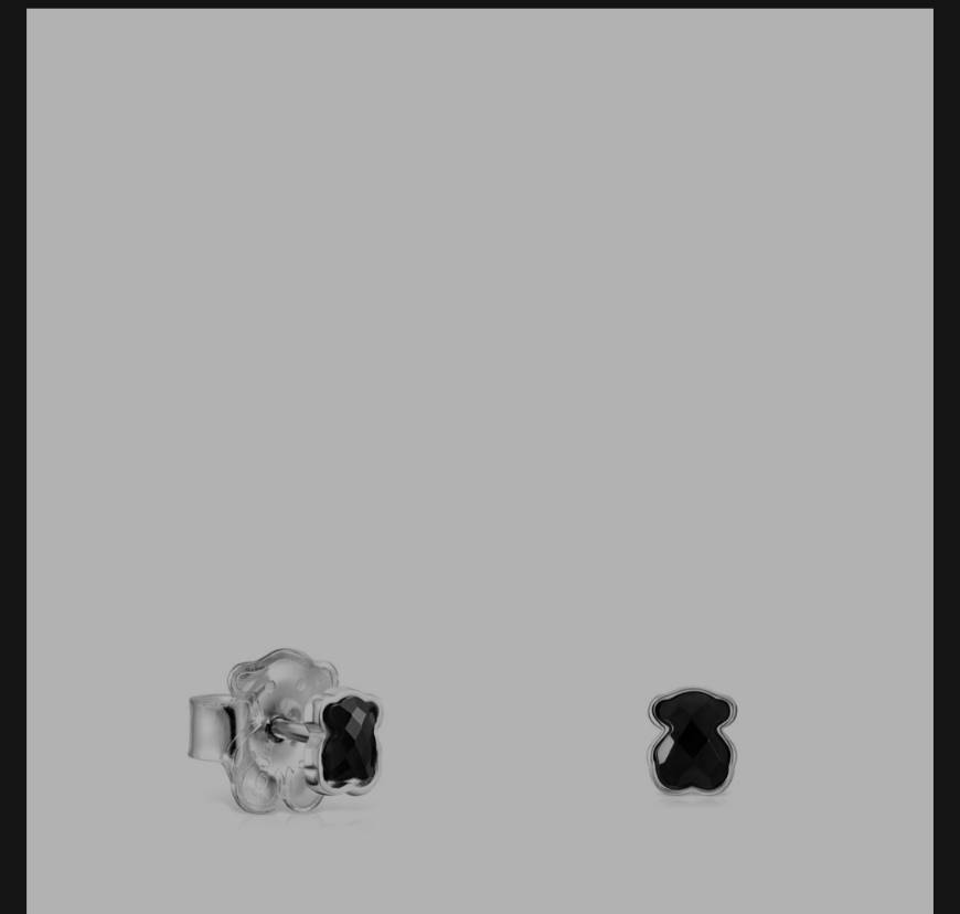 Social Pendientes Mini Onix de Plata con Ónix