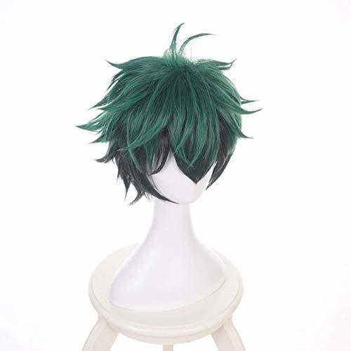 Product Peluca corta y recta de Deku Anime para cosplay