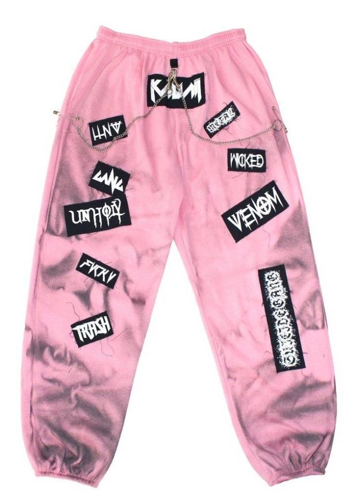 Fashion THE 'TIE DYE PINK JOGGER

