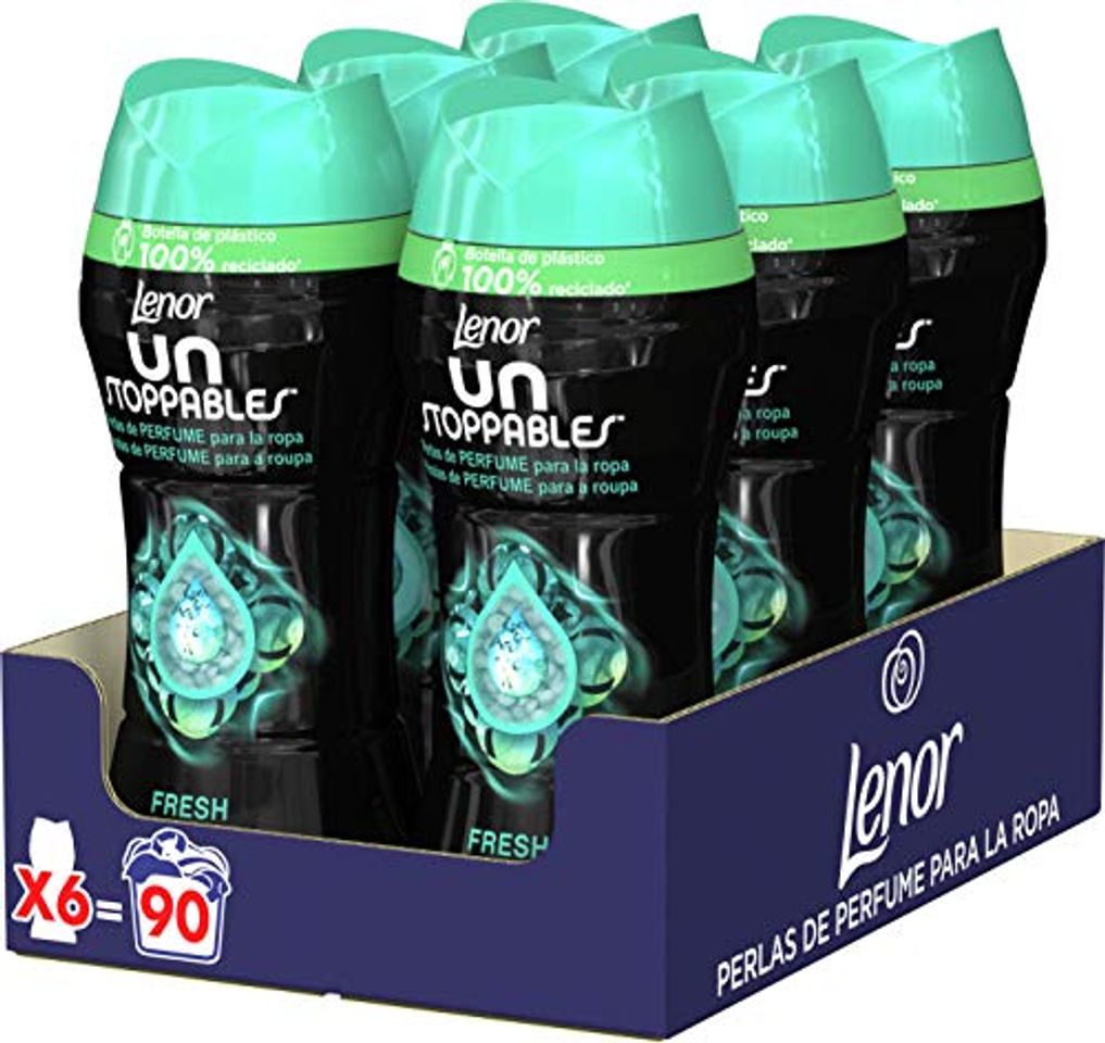 Fitness Lenor UNstoppables Perlas de Perfume para la Ropa, 90 Lavados