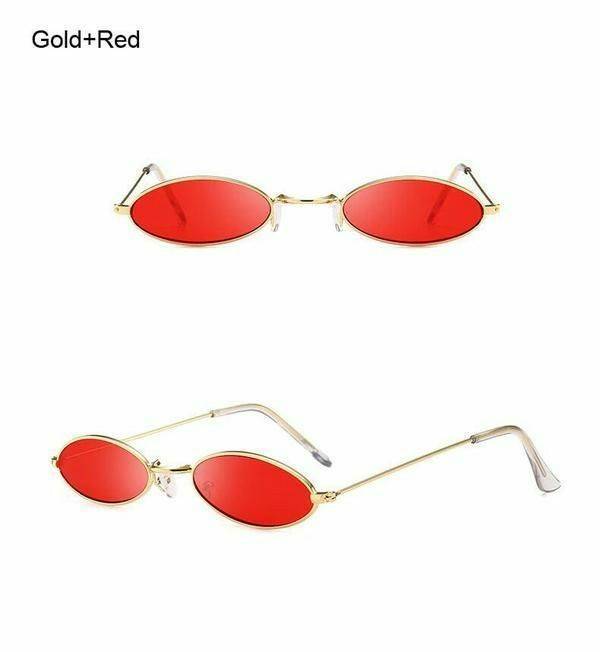 Moda lentes rojos