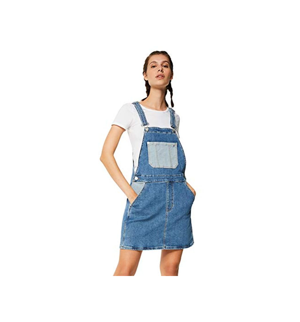 Product Tommy Hilfiger Tjw Dungaree Dress vestido, Azul