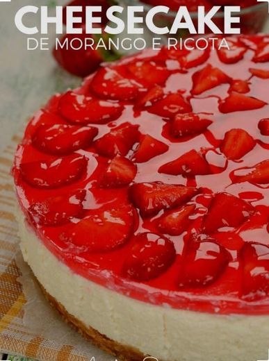 Product Cheescake de morango e ricota