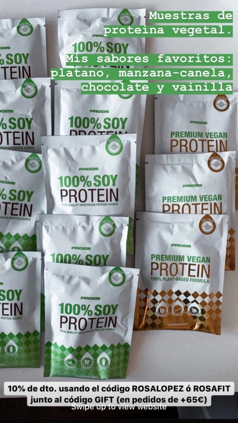 Products Soy protein prozis