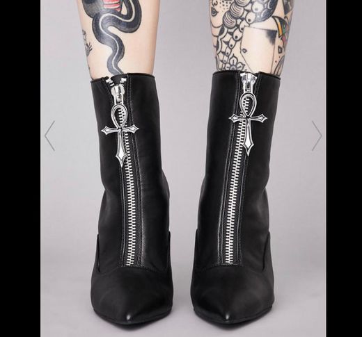 Unholy Devotion Ankle Booties
