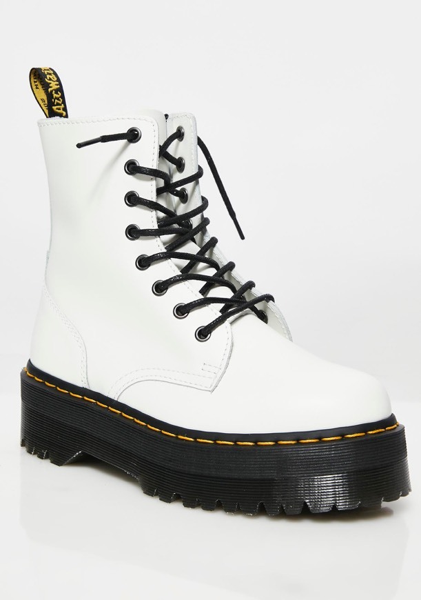 Product White Jadon 8 Eye Boots