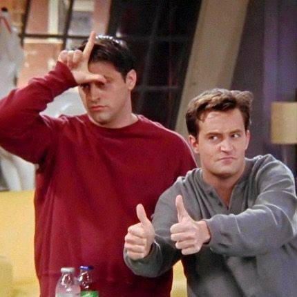 Joey and Chandler 