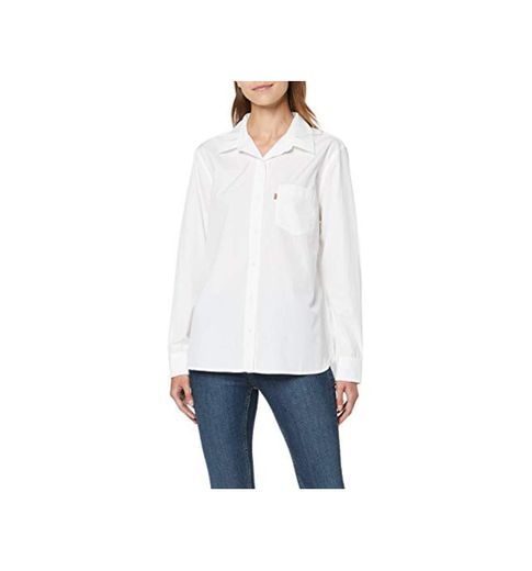 Levi's The Ultimate BF Shirt Blusa, Blanco