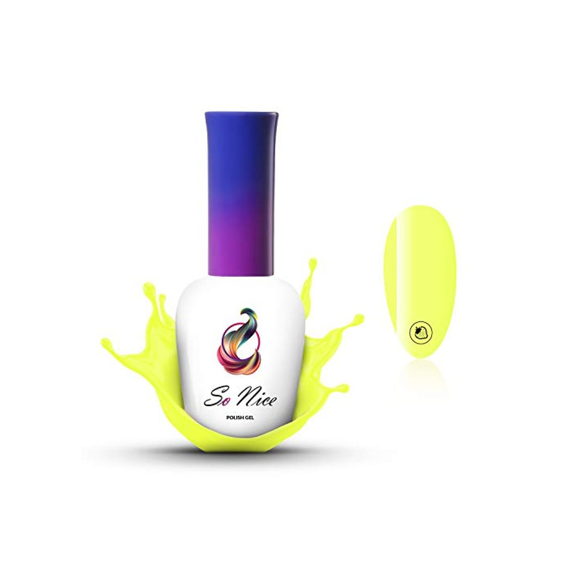 Product So Nice - Esmalte de uñas en gel UV LED Fluo Pluo,