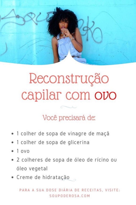 Moda Reconstrução para cabelos cacheados