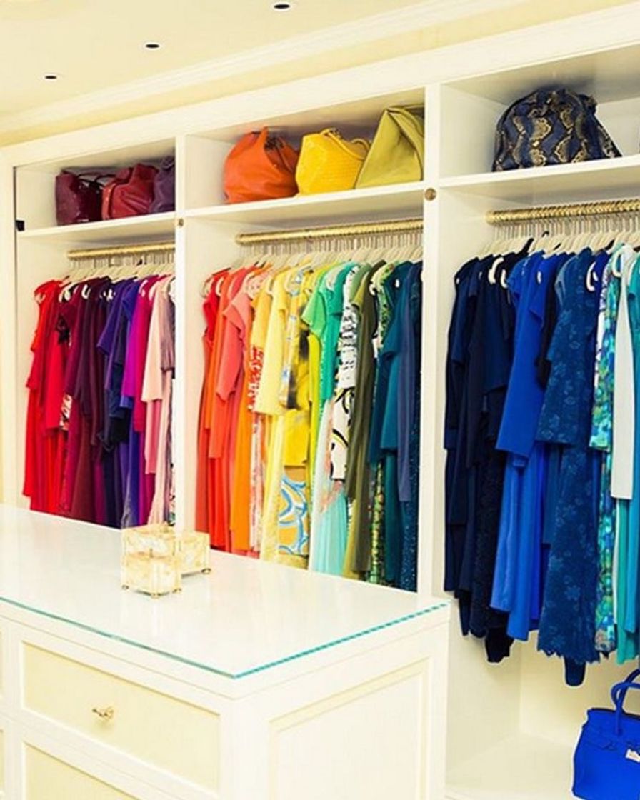 Fashion Color coordinated closet