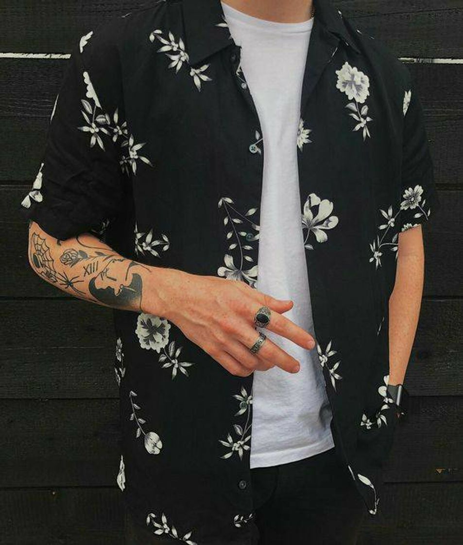 Social Camisa floral masculina