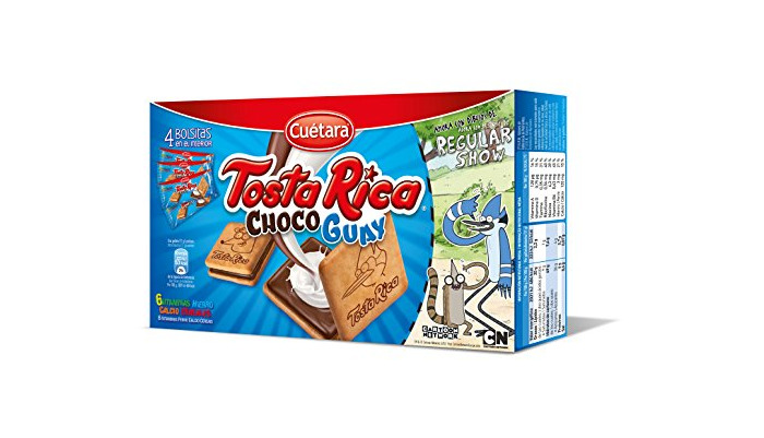 Social Cuétara - Tosta Rica Choco Guay - Galletas Sándwich Rellena de Crema