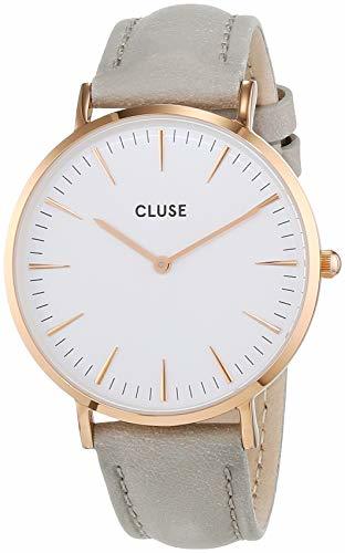 Social Cluse Reloj Analógico Automático para Mujer con Correa de Cuero – CL18015
