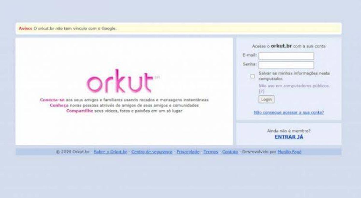 Fashion Orkut voltou! 