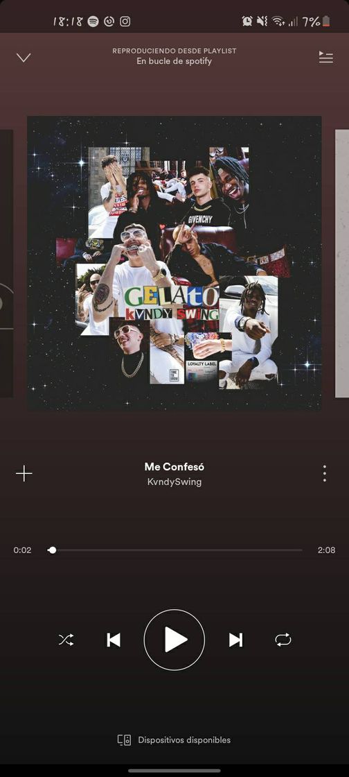 Canciones Me confesó kvndySwing