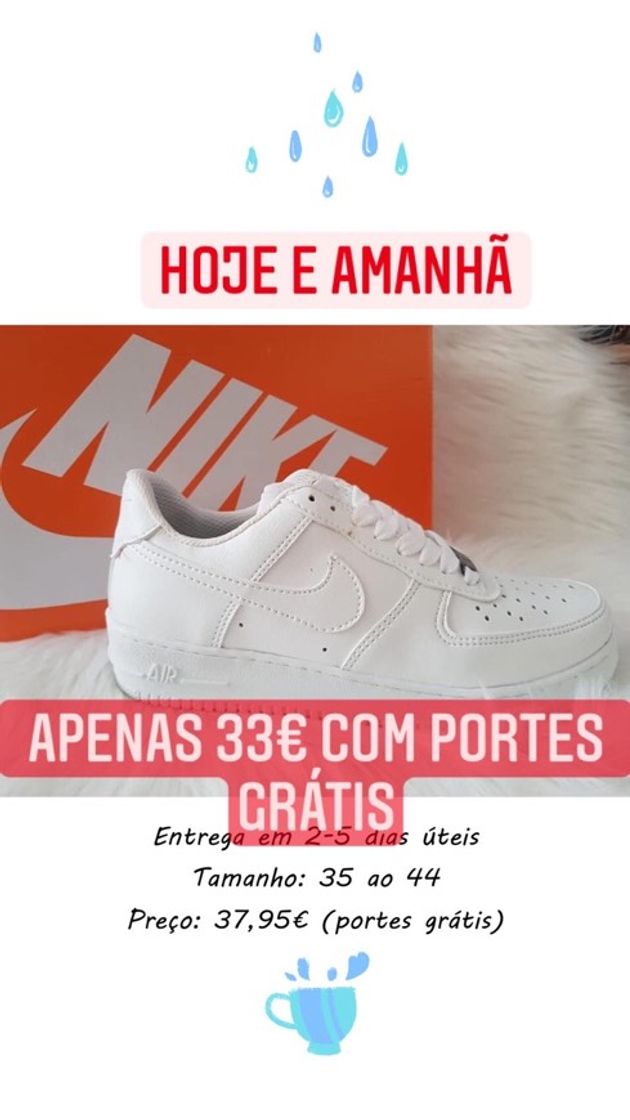 Fashion Sapatilhas brancas airforce 