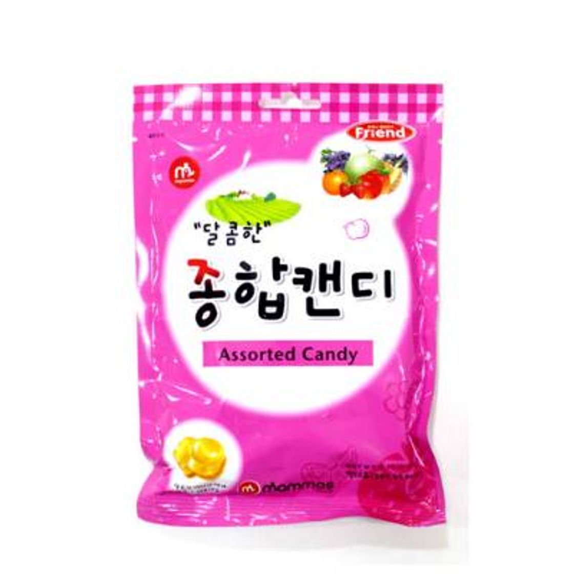 Moda Bala coreana de frutas sortidas