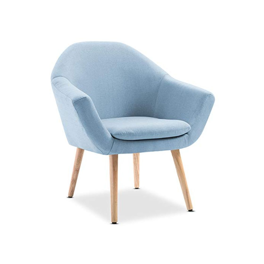 Product Mc Haus NAVIAN - Sillón Nórdico Escandinavo de color Azul