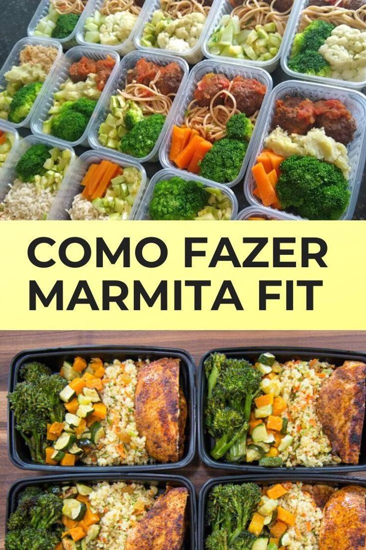 Moda Aprenda a preparar marmitas fitness