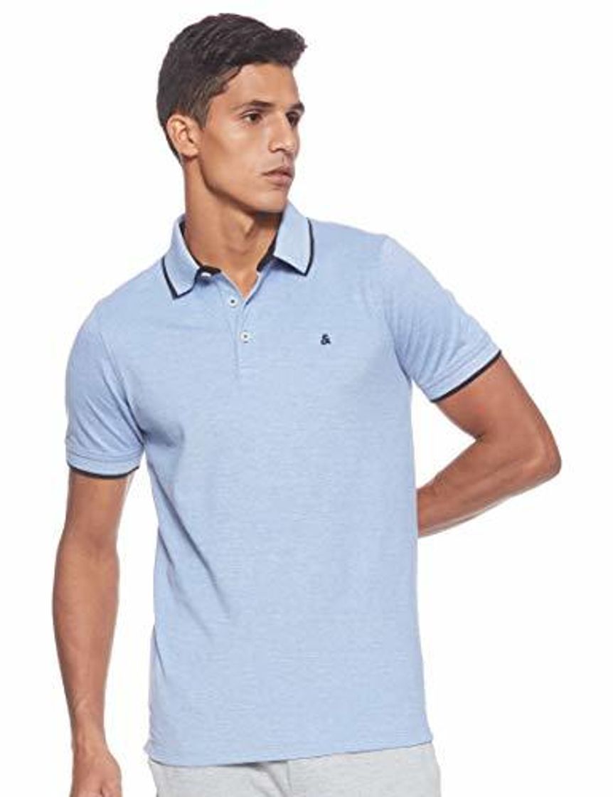 Moda JACK & JONES Jjepaulos Polo SS Noos, Azul