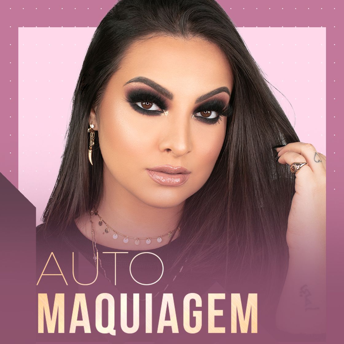 Fashion Curso Online Auto maquiagem - Smokey Black