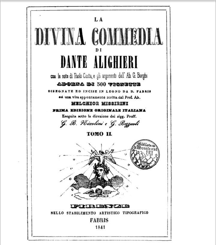 Libro Divina comedia