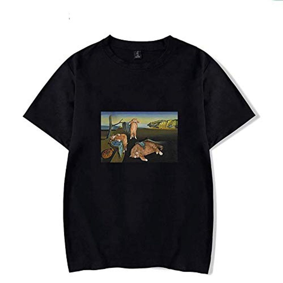 Cat Funny Camiseta T Shirt Female Hands Casual Michelangelo Fashion Graphic Tshirt