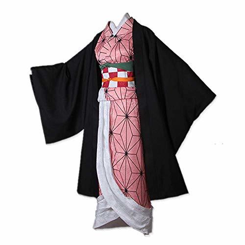 Product CHANGL Trajes de Vestido de Kimono Casual Diario de Kamado Nezuko Accesorios